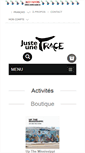 Mobile Screenshot of juste-une-trace.com